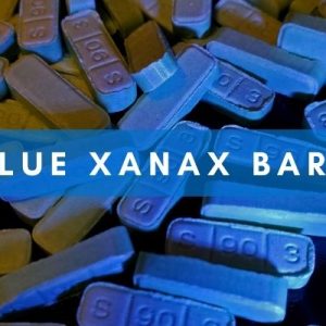 Blue Xanax b707 2mg Bars (100Pills)